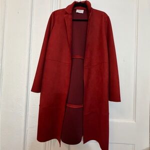 Zara Deep Red Trench Coat